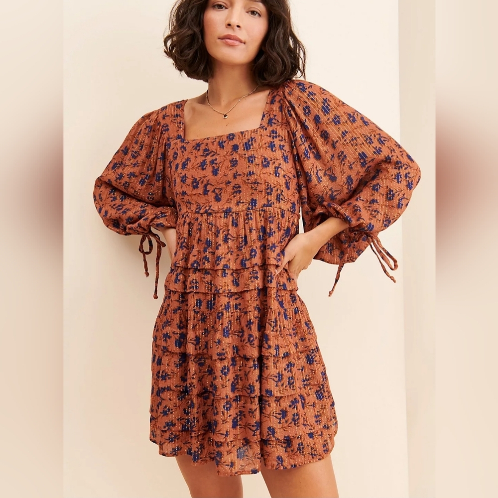 Jen's Pirate Booty Wildflower Iza Mini Dress NWOT